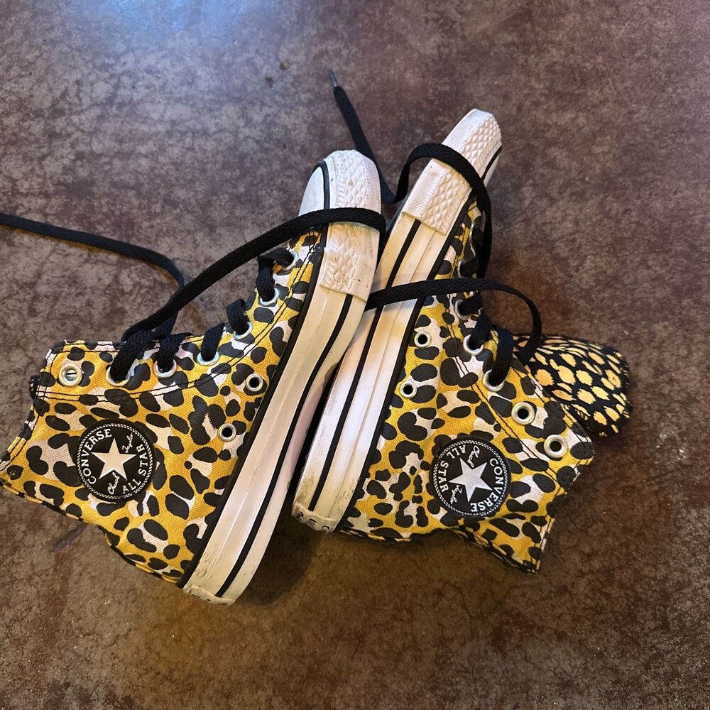Converse Chuck Taylor All Star Leopard Print Astrology Women's Shoes Size 5 m - Picture 2 of 5